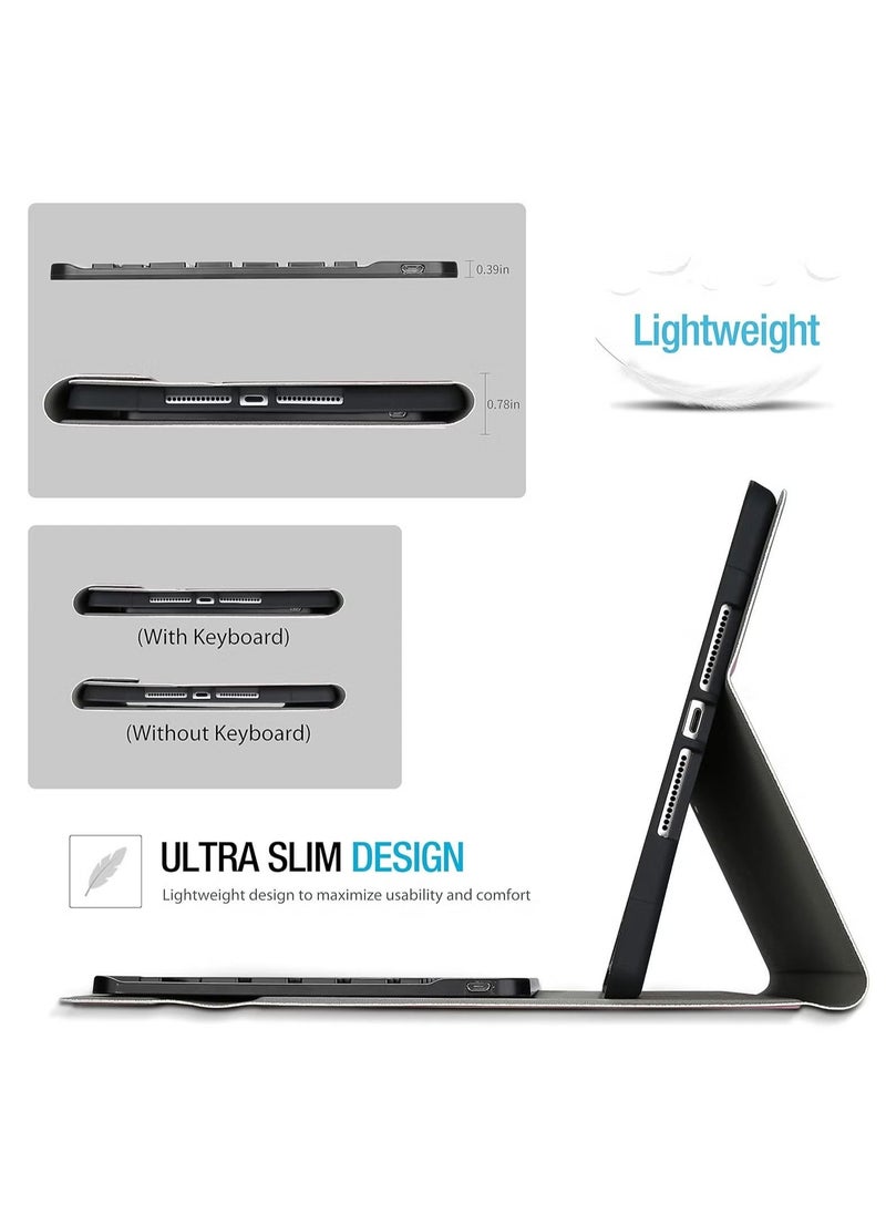 JAJEEK Keyboard Case for iPad 10.2" 9th Gen (2021), 8th Gen (2020), 7th Gen (2019) – Wireless Magnetically Detachable Keyboard & Stand, Folio Case with Auto Sleep/Wake for iPad 10.2" 7th/8th/9th Generation - Image 2