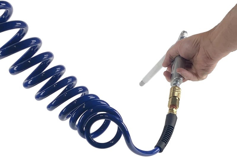 Primefit PUR14015P Polyurethane Recoil Air Hose 14 x 15Ft with Field Repairable Swivel Ends - Image 2