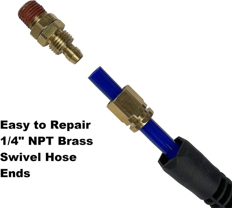 Primefit PUR14015P Polyurethane Recoil Air Hose 14 x 15Ft with Field Repairable Swivel Ends - Image 5