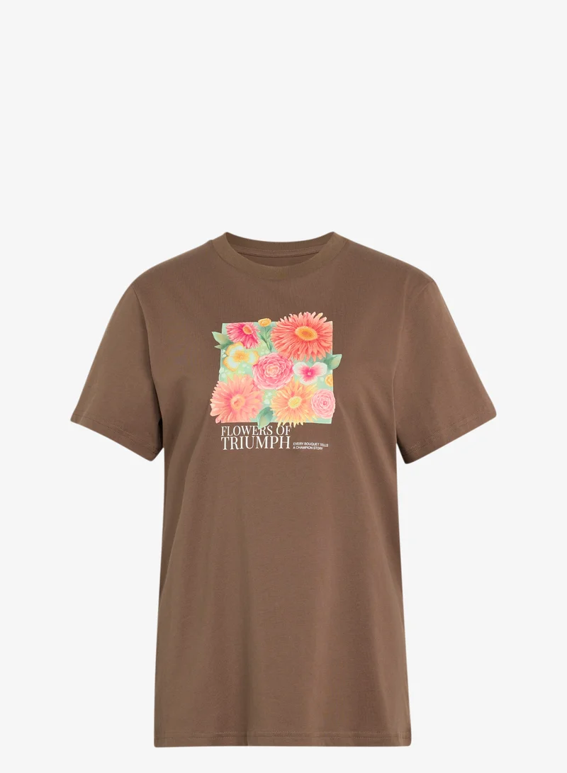 Adidas FLORAL LOOSE GRAPHIC T-SHIRT 2