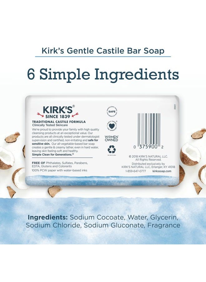 Kirk's Original Coco Castile Soap, 3 Count - Image 2