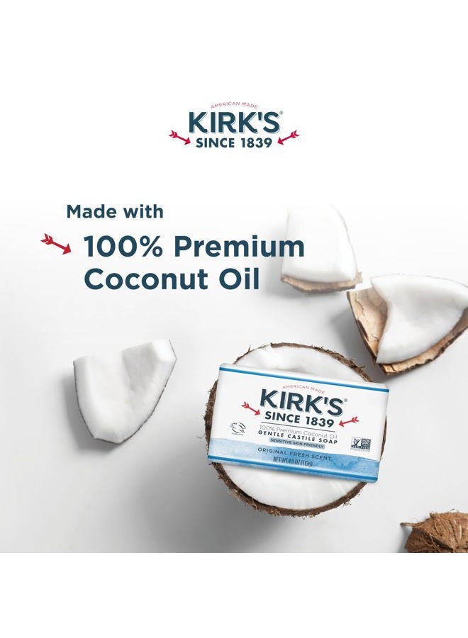 Kirk's Original Coco Castile Soap, 3 Count - Image 3