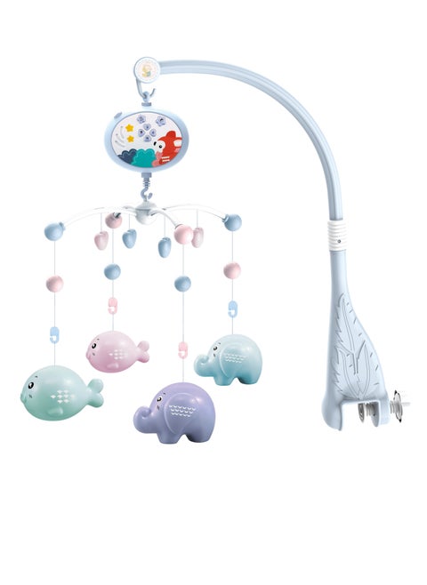 Musical Educational Toys Rotation Baby Crib Mobile Made of Resolute Material