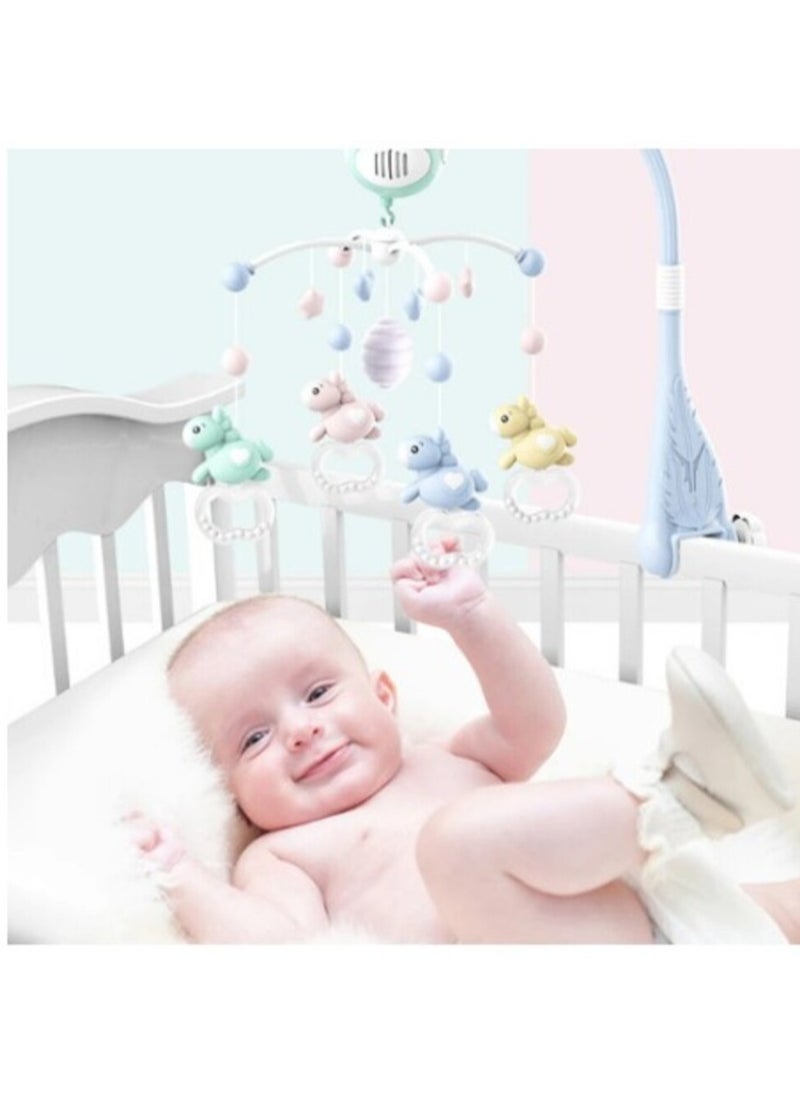 Musical Educational Toys Rotation Baby Crib Mobile Made of Resolute Material