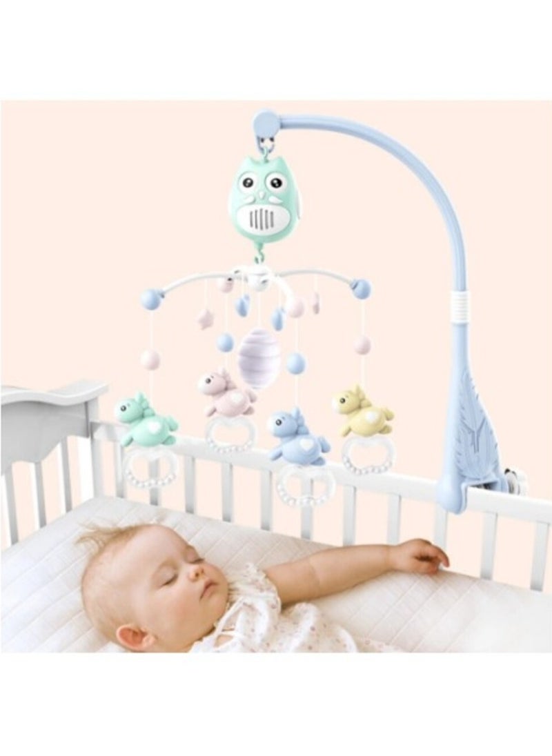 Musical Educational Toys Rotation Baby Crib Mobile Made of Resolute Material