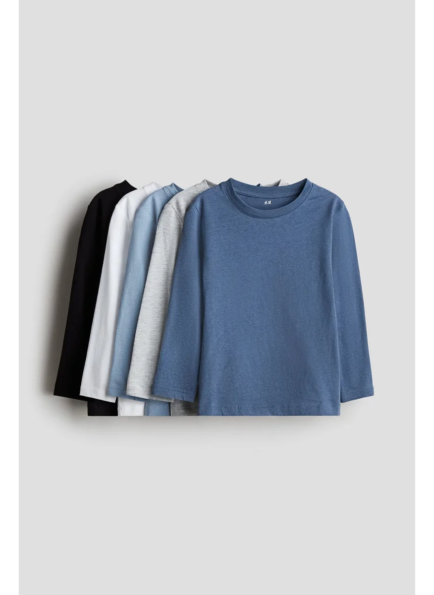 H&M 5-Pack Cotton Jersey Tops