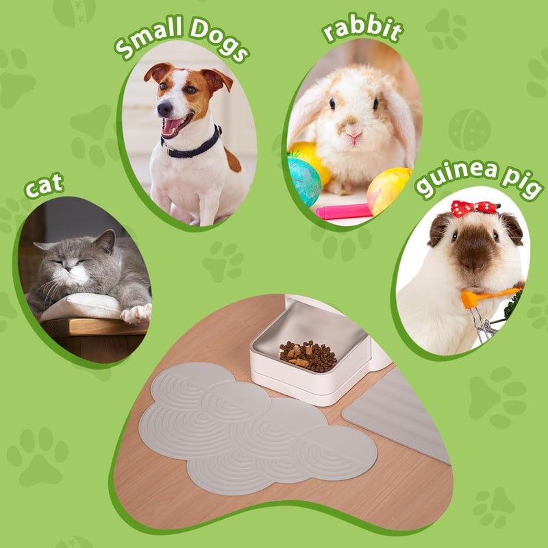 Li & Zhao Li&Zhao Dog Food Mat - Cat Food Mat Pet Food Mat Dog Bowl Mat Waterproof Pet Mats for Food And Water Dog Feeding Mat Dog Food Mats for Floors Waterproof - Image 4