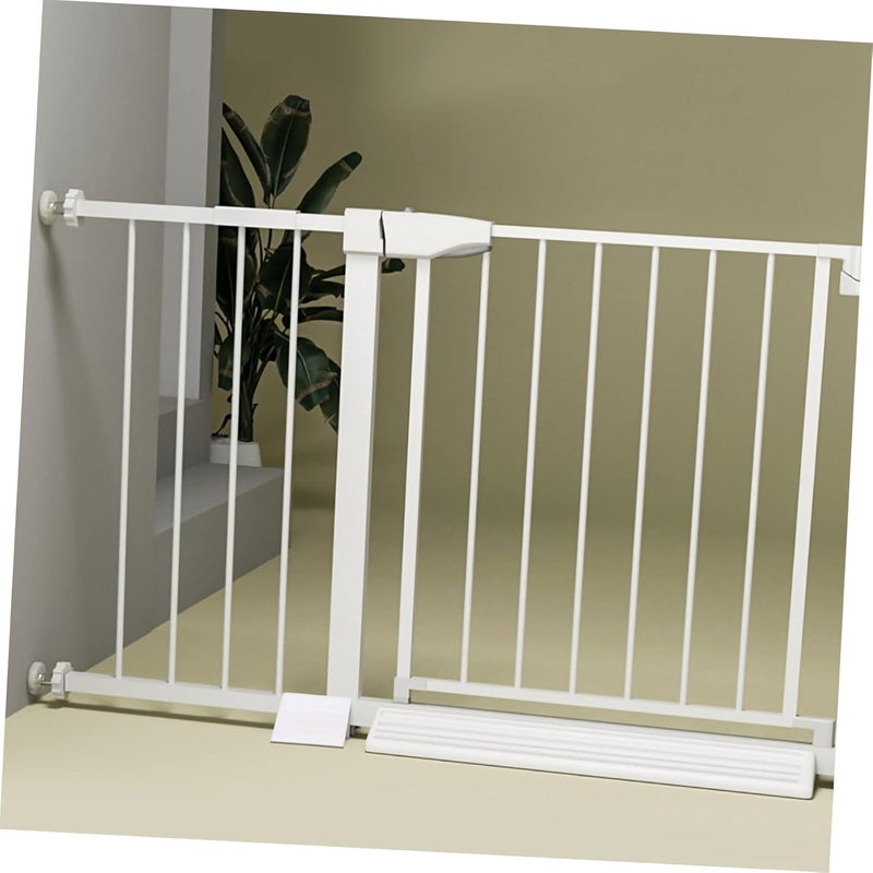 Consistent single item quality Kisangel 4Pcs Plastic Fence Support Bases for PET Gates Anti-Tipping Holders Child Safety Barrier Accessories Sturdy Garden Fence Base for Playroom and Stairs All choice modern design - Image 4