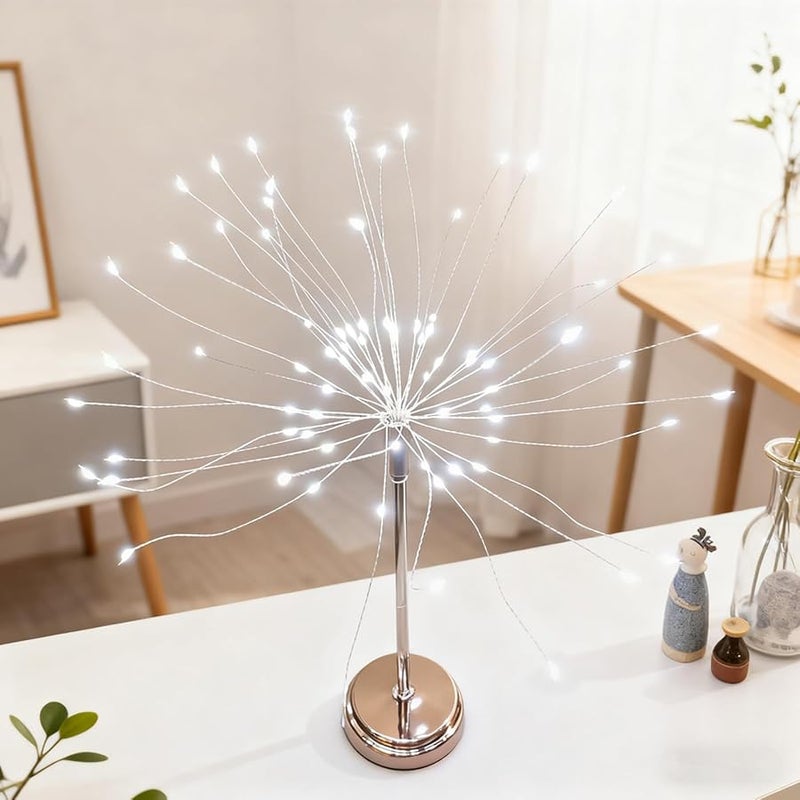 أضواء الجنّية LED البيضاء، قابلة لإعادة الشحن عبر USB، تعمل بالبطارية، لتزيين حفلات الكريسماس والأعراس في الداخل والخارج - Image 4