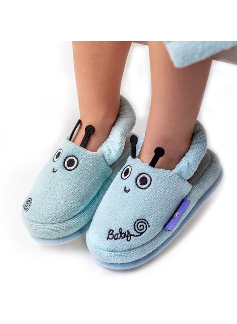 Milk&Moo Milk&Moo Toddler Slippers, %100 Cotton, Kids Slippers, Non Slip Soft Sole, Slip On Lightweight, Breathable, For House, Bath, Indoor Use, Animal Design, For Boys and Girls, 2-4 Years Old  - Image 4