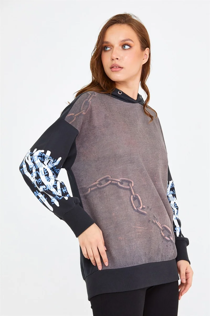 BRZ Collection Unisex Oversize Hooded Sweatshirt