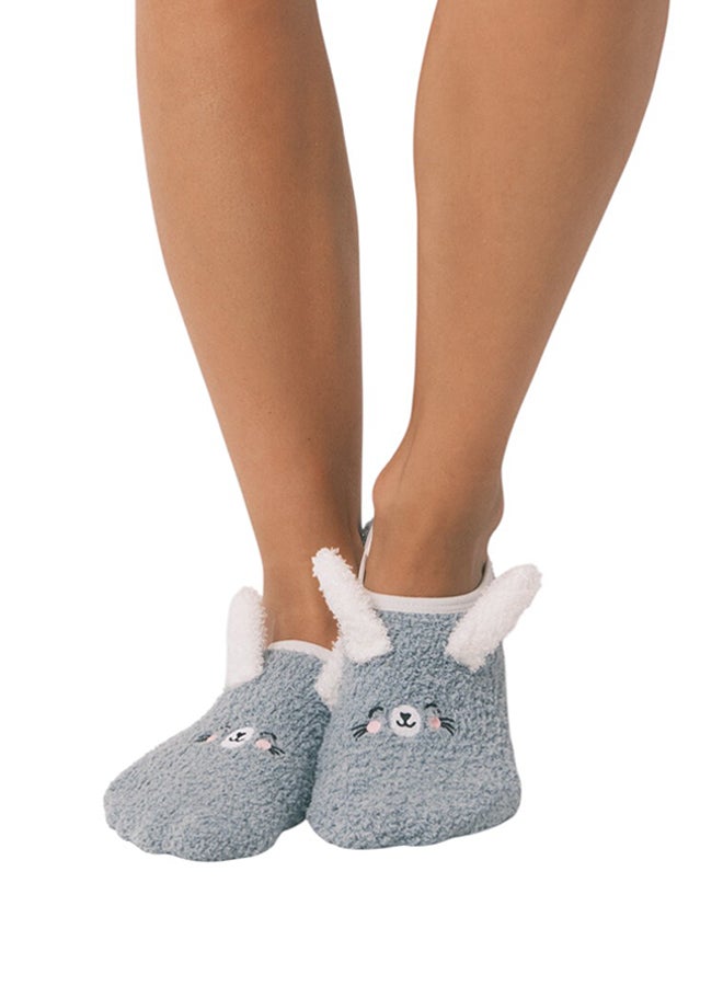 women'secret Rabbit Slip-On Socks - Image 1