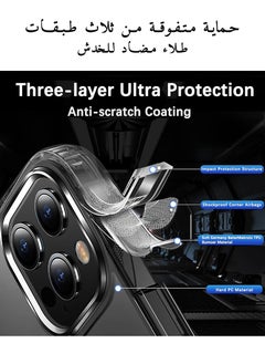 Theodor iPhone 16 Pro Magsafe Magnetic Case for iPhone Compatible with Wireless Charging, Shockproof Phone Bumper Cover - Mode special  - Image 3