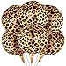 BBTO 6 Pcs Leopard Cheetah Print Foil Balloons 22 Inch 4D Large Metallic Round Leopard Balloons Cheetah Print Decoration for Birthday Party Camo Animal Jungle Adventure Baby Shower Wedding - Image 2