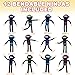 ArtCreativity Bendable Ninja Figures Set of 12 Bendable Ninja Toys for Kids Stress Relief Fidget Toys Party Favors Ages 3 - Image 4