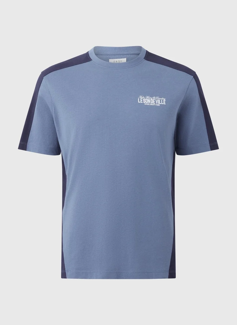 Matalan Blue Cut & Sew T-Shirt