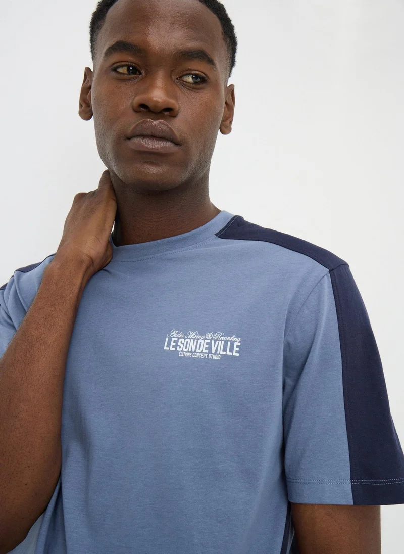 Matalan Blue Cut & Sew T-Shirt