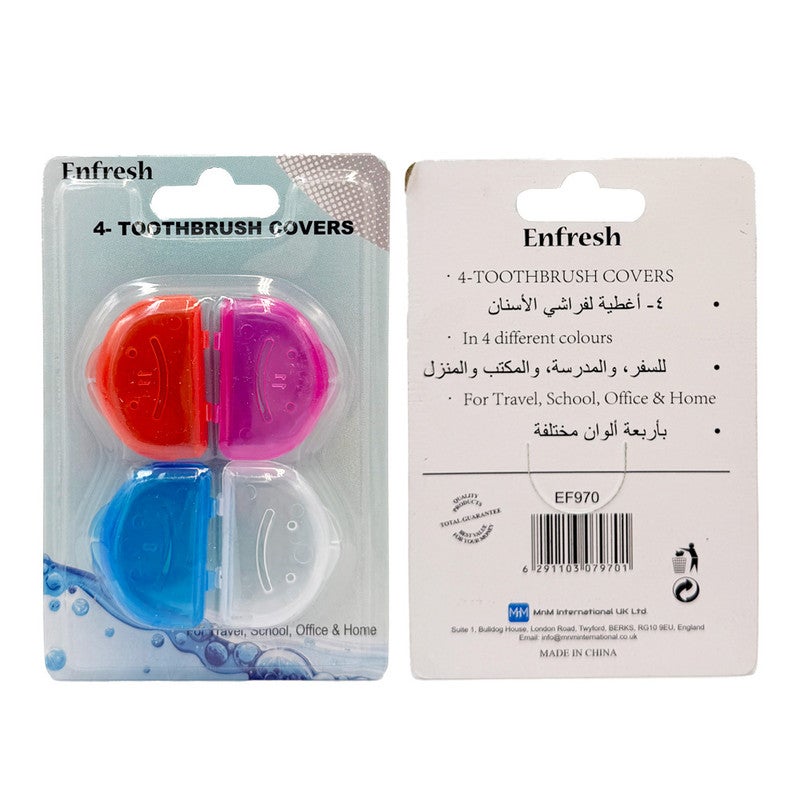 Enfresh Toothbrush Covers 4 Pcs  - Image 3