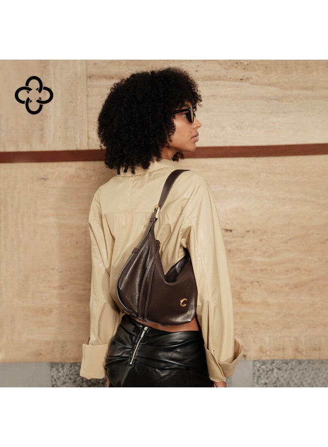 Cassile Tote Bag, Vegetable-tanned Sheepskin, Commuter-friendly, Large Capacity, Light Luxury Crossbody Hobo Bag, Birthday Gift - Image 3