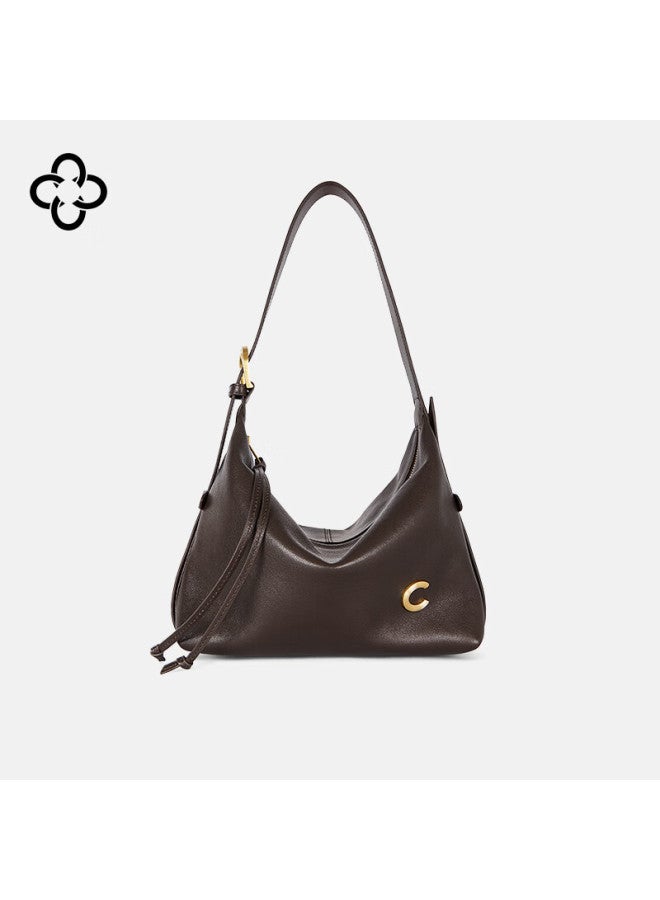 Cassile Tote Bag, Vegetable-tanned Sheepskin, Commuter-friendly, Large Capacity, Light Luxury Crossbody Hobo Bag, Birthday Gift - Image 4