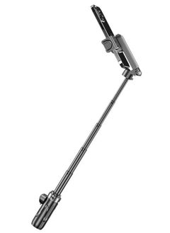 LIXES Foldable Selfie Stick with Tripod, ABS & Aluminum Alloy Material, Up to 5,000 photos Working Time, 1Hour Charging Time - Black  - Image 4