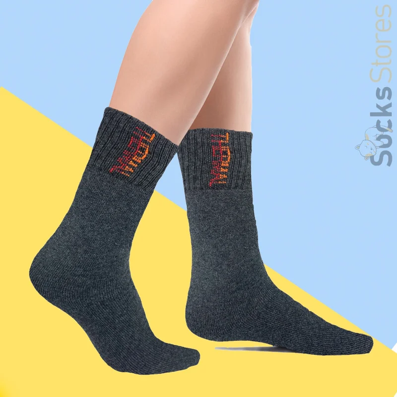 Esinti Men's Socks Thermal Socks Long Towel Socks Colorful Winter Socks
