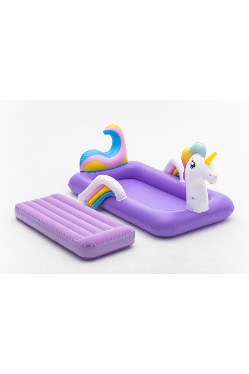 Bestway Bestway Airbed Unicorn 196x104x84cm | Kids Airbed | Air Mattress | Inflatable Mattress | Air Bed For Indoor and Outdoor Camping - Image 2