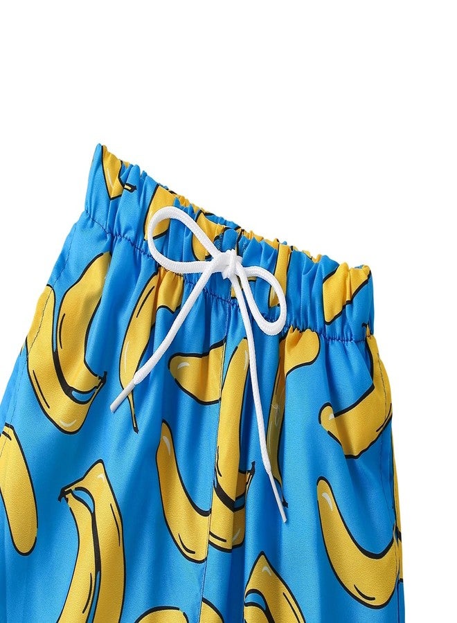 YAGATA Boys Swim Trunks Toddler Broad Swim Shorts Quick Dry Kids Swim Bathing Suit Boys Swim Set Blue Bananas 2-3T 100 - Image 4