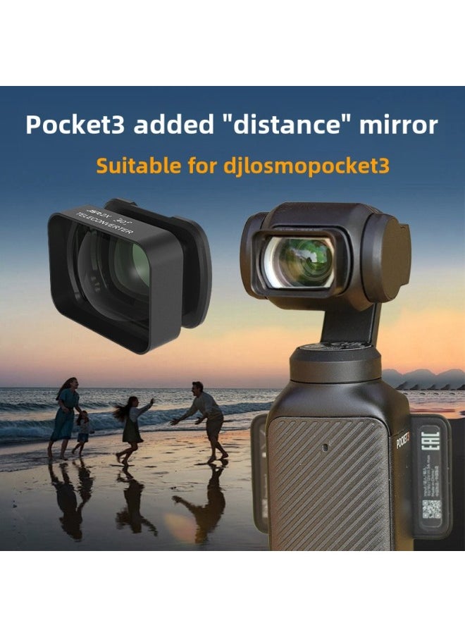 ماركة غير محددة مناسب لعدسة المجهر المغناطيسية ذات المسافة المتزايدة من Osmo Pocket3 Macro ملحقات مرشح التصوير الفوتوغرافي الاحترافي - اللون: Om3 cb - مجموعة من 12 قطعة  - Image 2