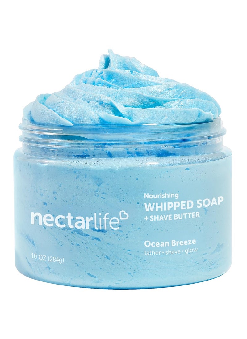Nectar Bath Treats Nectar Bath Treats Whipped Soap 10 Ounce Ocean Breeze 