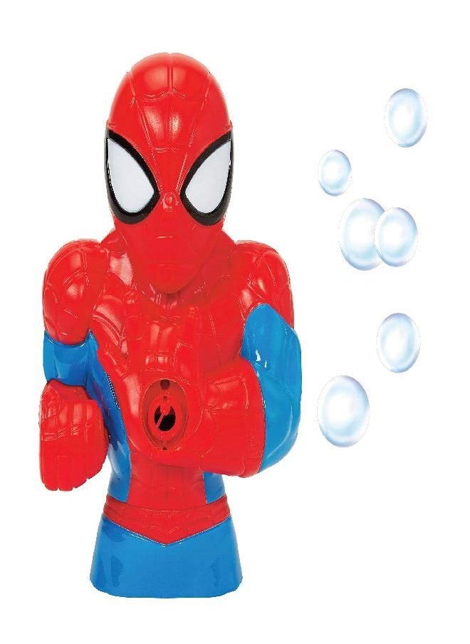 Little Kids - Little Kids Marvel Spider-Man Action Bubble Blower Machine, Includes Bubble Solution, Multi - Image 1