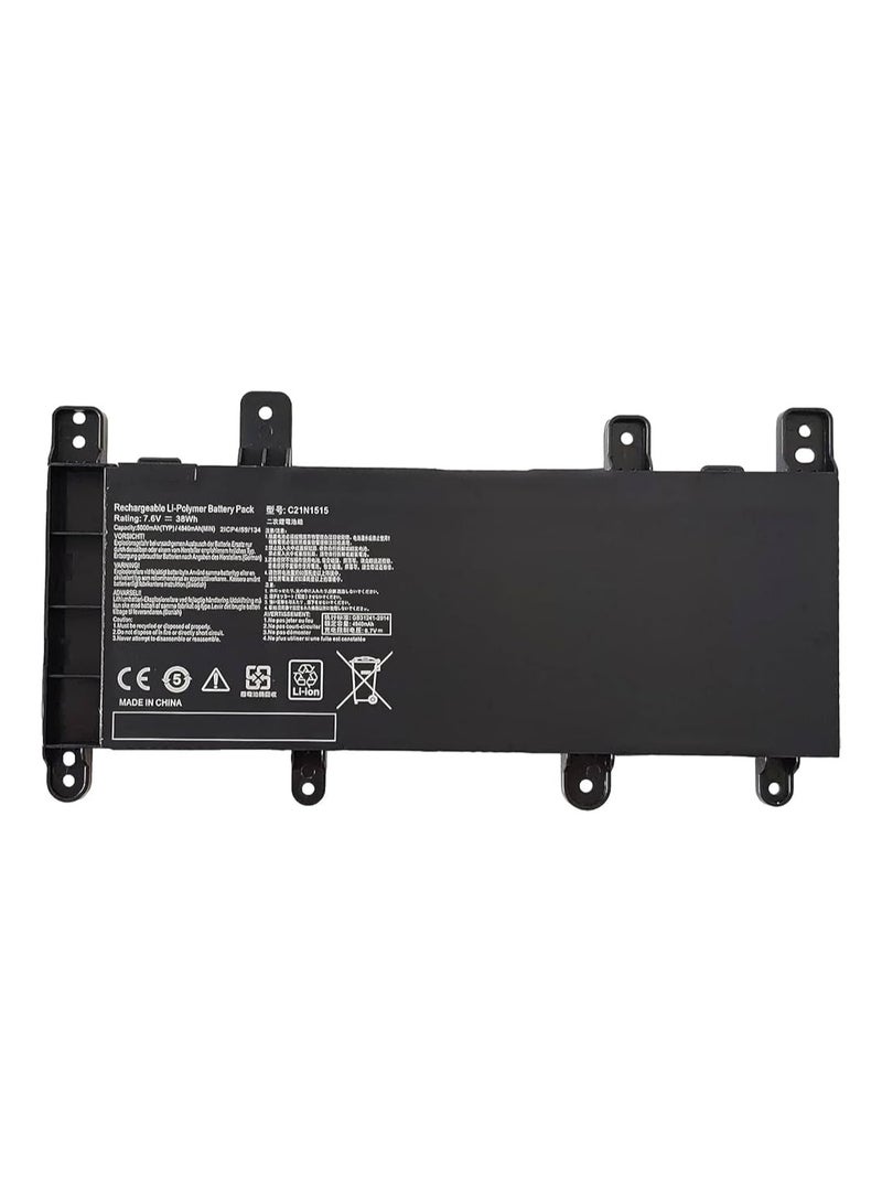 C21N1515 Laptop Battery Compatible for Asus X756UW X756UQ X756UV X756U X756UJ X756UA X756UX X756UB X756UQ Series Notebook 0B200-01800100 X756UJ-T4053T X756UW-T4081T Laptop Battery - Image 1