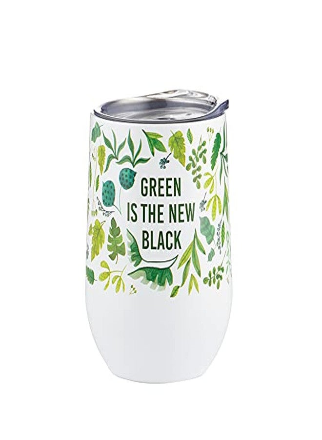 Typhoon Premium Stainless Steel Pure Green New Black Tumbler 350ml - Image 5