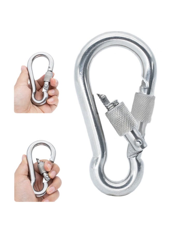 Canle Kanle Outdoor Alloy Steel Carabiner, Quick-Release Spring Buckle, Safety Lock, Ring Lock, Dog Leash Clip - Image 3