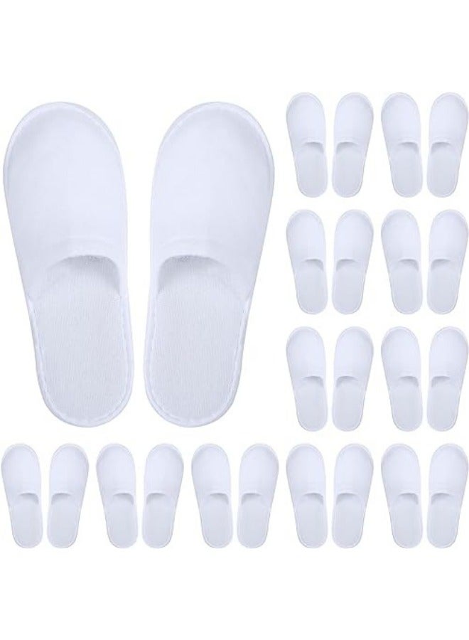Aneco Disposable slippers 12 pairs, Comfortable footwear closed from toe. for SPA, Hotel, Clinic & personal bath - Image 1