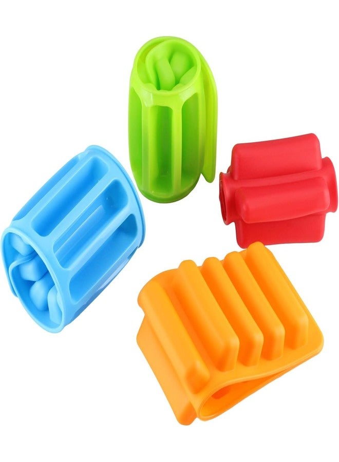 YIMINGMOLD قوالب سيليكون طويلة العصا من YIMINGMOLD، تحتوي على 10 تجاويف، لصنع حلوى الشوكولاتة والحلوى المطاطية والكراميل، مجموعة من 4 قطع - Image 4