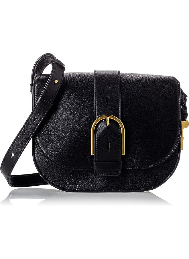 FOSSIL - Women's Wiley Saddle Bag Leather bag 22.2 cm L x 8.9 cm W x 17.8 cm H - Image 1