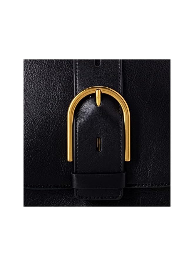 FOSSIL - Women's Wiley Saddle Bag Leather bag 22.2 cm L x 8.9 cm W x 17.8 cm H - Image 1