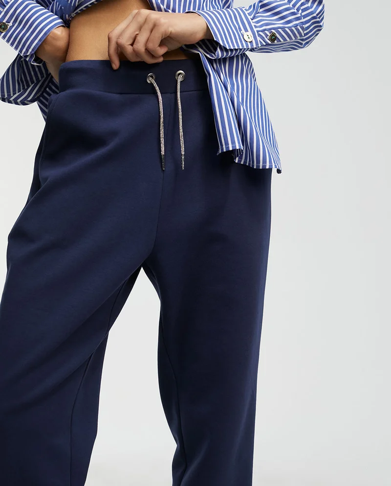 Lola Casademunt Jogging trousers with pull tab detail