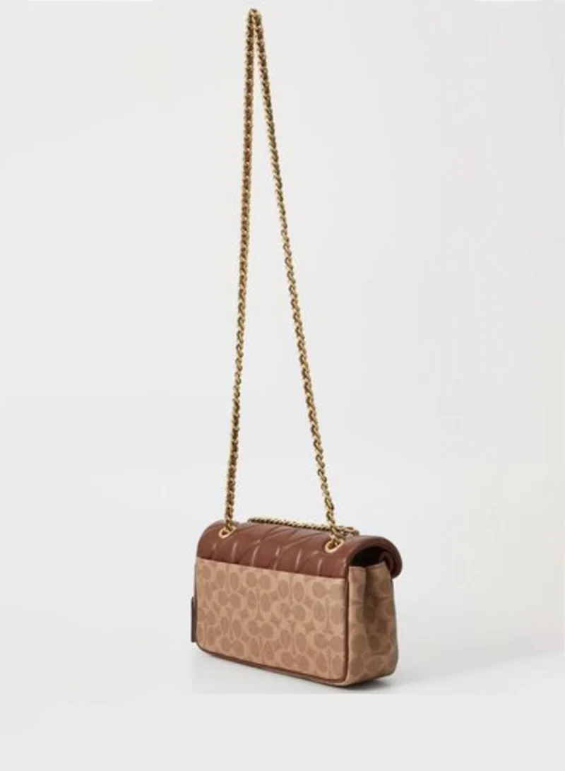 COACH Logo Tabby Shoulder Bag