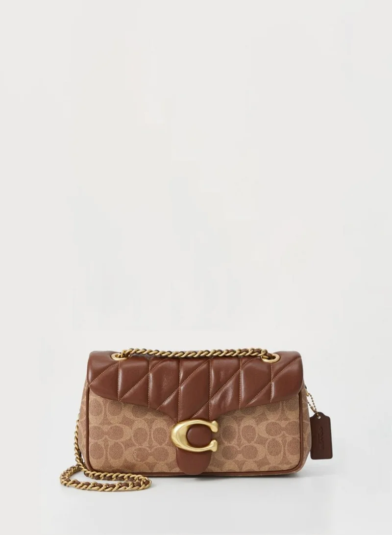COACH Logo Tabby Shoulder Bag
