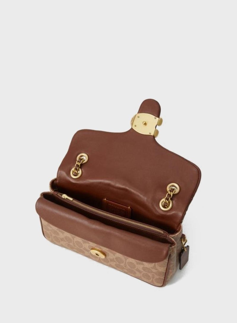 حقيبة كتف تابيه  مبطنة