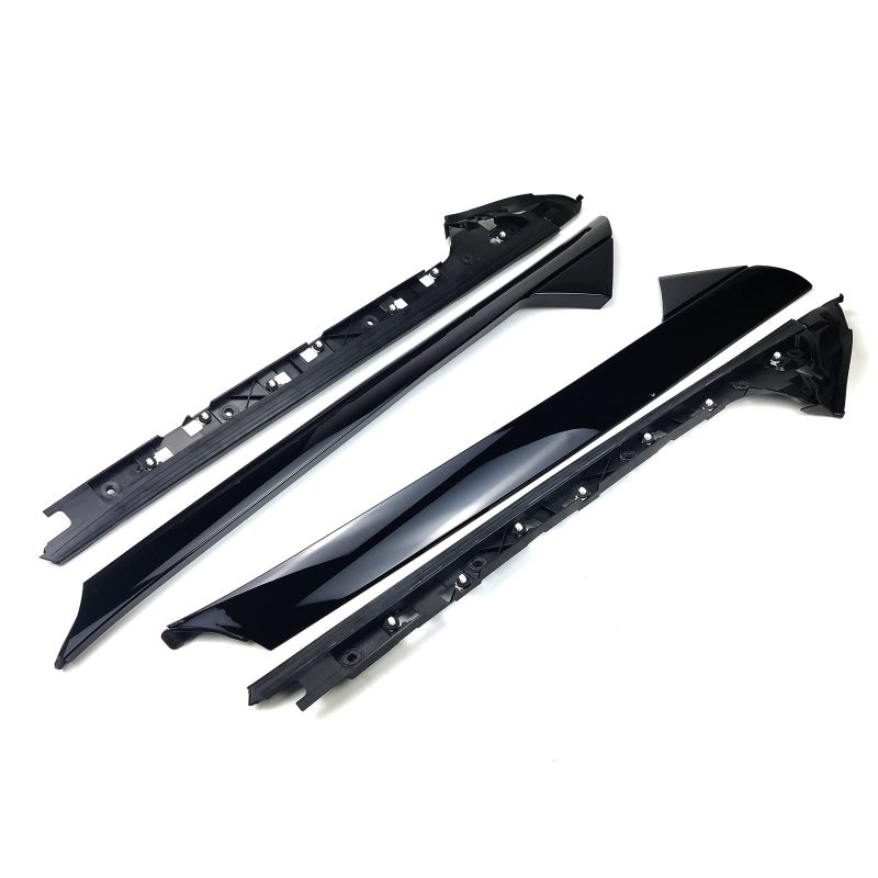 طقم تزيين عمود الزجاج الأمامي FEXON الجانبي الأيسر للسائق والجانب الأيمن للراكب متوافق مع فورد إكسبلورر 2011-2019 يستبدل 926450 926451 4 قطع