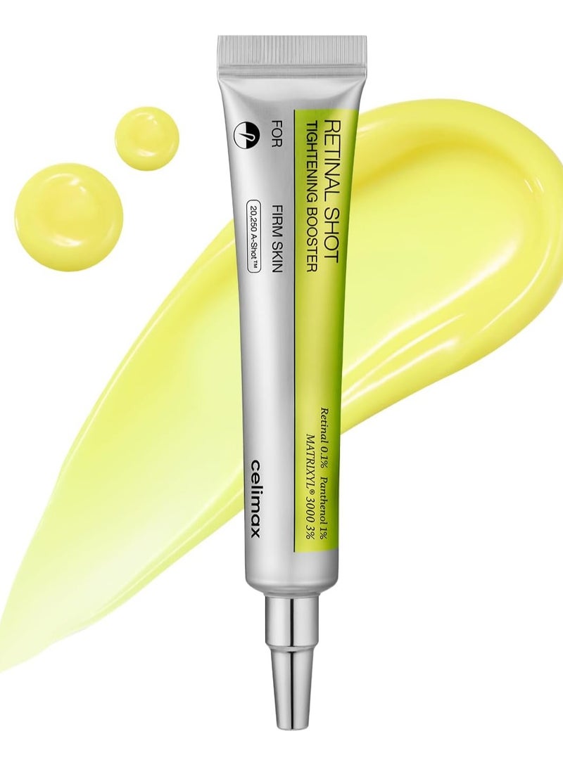 celimax The Vita A Retinal Shot Tightening Booster | 0.1% Retinal, 3% Matryxyl, High-Strength Retinoid for Anti-Aging, Pore Minimizer, Wrinkles & Fine Lines, Firmer Skin, 15ml - Image 1