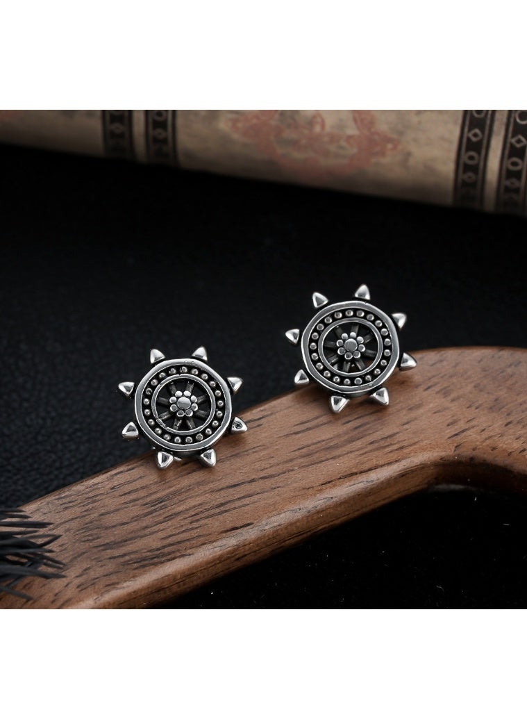 LATEEN 1 Pair Men Earring Men Stud  Earring - Image 3