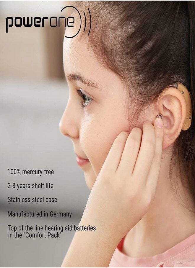 Power One PowerOne 1.45V Original German High Level Hearing Aid Batteries P10 Pack Of 60 Pieces  - Image 5