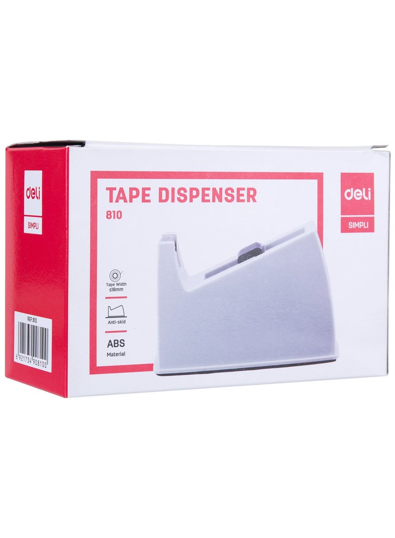 Deli E810 Tape Dispenser, 145脳63脳93mm, Blue/White 鈥?Ideal for Office and School Use - Image 2