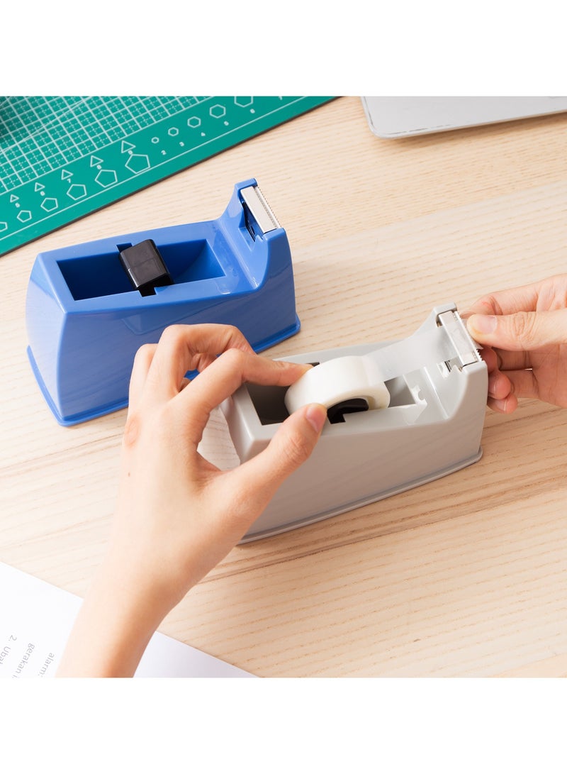 Deli E810 Tape Dispenser, 145脳63脳93mm, Blue/White 鈥?Ideal for Office and School Use - Image 3