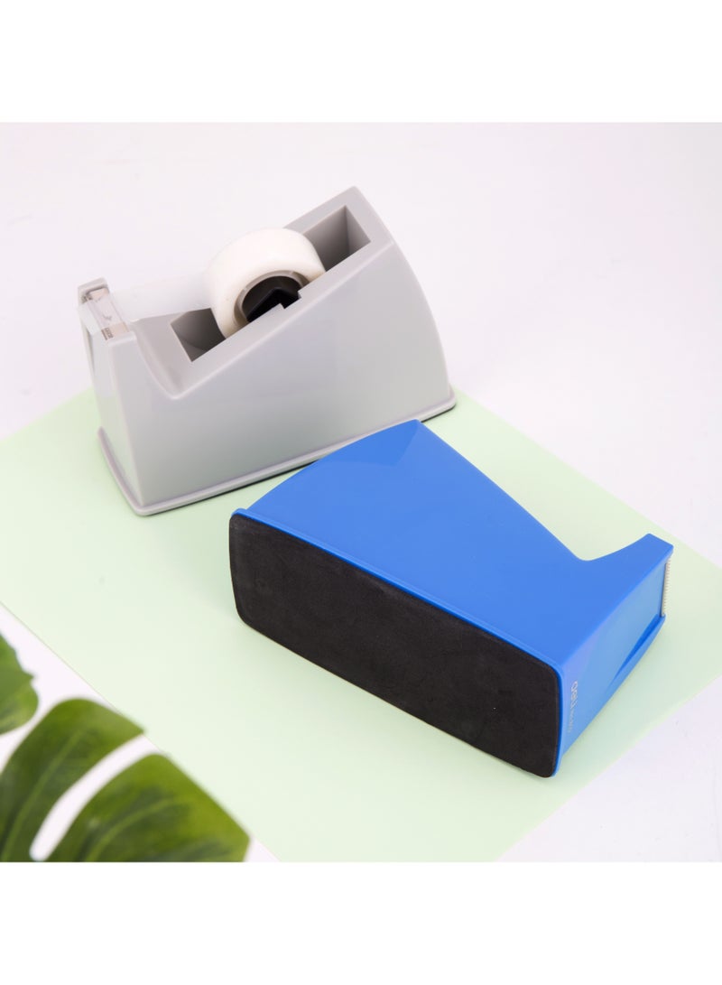 Deli E810 Tape Dispenser, 145脳63脳93mm, Blue/White 鈥?Ideal for Office and School Use - Image 4