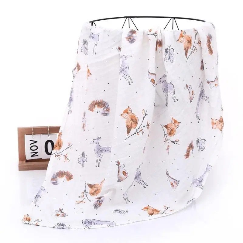 Bluejw Cheap 100% Cotton Baby Swaddle - Soft, Breathable Muslin Blanket for Newborns & Swaddlers - Adjustable Fit, High Quality - Image 1